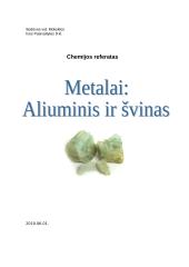 Metalai: Aliuminis ir Švinas
