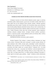 Siurrealistinė išmonė Henriko Radausko poezijoje