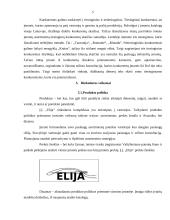 Į.I. „Elija“ rinkodaros planas 5 puslapis