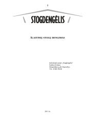 Individualios įmonės „Stogdengėlis“ verslo planas 2 puslapis