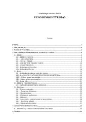 Vyno rinkos tyrimas kursinis