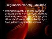Regimasis dangaus kūnų judėjimas pristatymas 9 puslapis