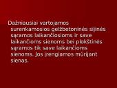 Sąramos, jų įrengimas 7 puslapis