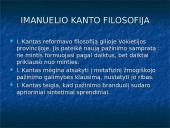 Švietimo epochos filosofinių idėjų bruožai. Klasikinė vokiečIų filosofija. Imanuelis Kantas 9 puslapis