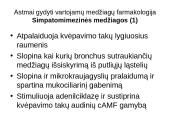 Kvėpavimo sistemą veikiantys vaistai skaidrės 11 puslapis