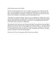 Why not enjoy sports in our school?