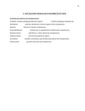 Socialinio pedagogo kompetencijų ugdymo projektas 10 puslapis