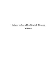 Vadybos mokslo raida užsienyje ir Lietuvoje