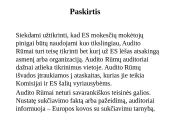 Audito Rūmai 3 puslapis