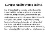Audito Rūmai 5 puslapis