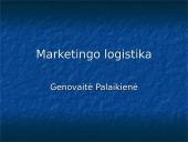 Marketingo logistika skaidrės