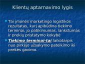 Marketingo logistika skaidrės 15 puslapis