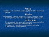 Modelių agentūros ,, Giraffe‘‘ strateginis planas 2011-2013 metams 4 puslapis
