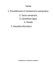 Paveldimumas ir kintamumas 2 puslapis