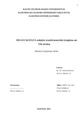 10/0,4 kV iki 63 kVA stulpinės transformatorinės įrengimas ant 13m atramų 2 puslapis