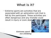 Extreme sports. Pristatymas 2 puslapis