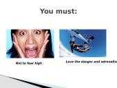 Extreme sports. Pristatymas 10 puslapis