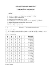 Loginių schemų projektavimas