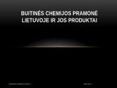 Buitinės chemijos pramonė Lietuvoje ir jos produktai