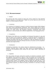 Marketing plan for innovative idea 7 puslapis