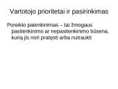 Vartotojo elgsena ir prekių paklausa. Pristatymas 2 puslapis
