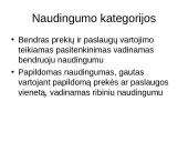 Vartotojo elgsena ir prekių paklausa. Pristatymas 5 puslapis