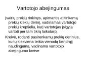Vartotojo elgsena ir prekių paklausa. Pristatymas 8 puslapis