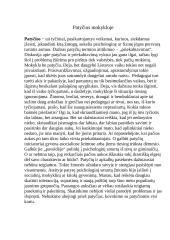 Patyčios mokykloje. Rašinys