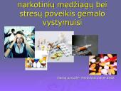 Tabako, alkoholio, narkotinių medžiagų bei stresų poveikis gemalo vystymuisi