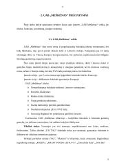 Praktikos ataskaita UAB "Meškėnas" 8 puslapis