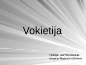 Vokietija. Pristatymas