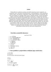 Automobilių teorija. Savarankiškas darbas 2 puslapis