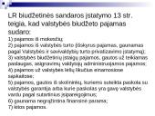 Lietuvos biudžetinė sandara 12 puslapis