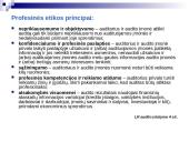 Profesija – auditorius: veiklos principai, profesinė etika, jo teisės pareigos, atsakomybės 5 puslapis