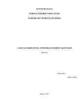  Laisvas darbuotojų judėjimas Europos Sąjungoje