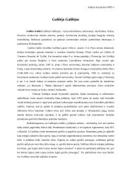 Galilėjo Galilėjus. Biografija