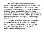 Automobilio stabilumo kontrolės sistemos 2 puslapis