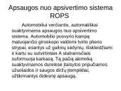 Automobilio stabilumo kontrolės sistemos 14 puslapis