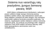 Automobilio stabilumo kontrolės sistemos 9 puslapis