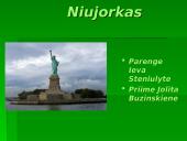 Niujorkas. Pristatymas