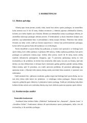 Kūno kultūros klubas „Obeliskas“ verslo planas 7 puslapis