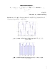 Elementarių harmoninių signalų kūrimas ir diskretizavimas MATLAB terpėje