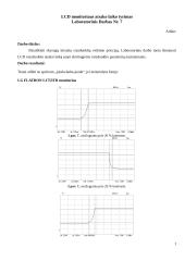 LCD monitoriaus atsako laiko tyriamasis darbas