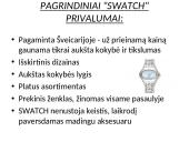 Kainodaros organizavimas UAB “Filamenta” Swatch laikrodžių įmonėje 4 puslapis