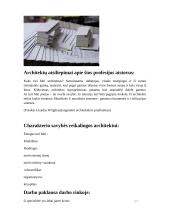 Architektas. Specialybės pristatymas 4 puslapis