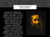 Mikelandželas Buonarotis. Pristatymas 2 puslapis