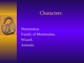 Tuvė Janson ,,Adventures of muminukai and wizard hat”  aptarimas anglų kalba 2 puslapis