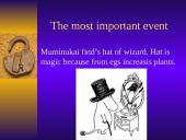 Tuvė Janson ,,Adventures of muminukai and wizard hat”  aptarimas anglų kalba 5 puslapis