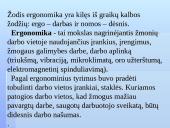 Darbo vietos ir darbo sąlygų ergonominiai aspektai 2 puslapis