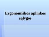 Darbo vietos ir darbo sąlygų ergonominiai aspektai 3 puslapis